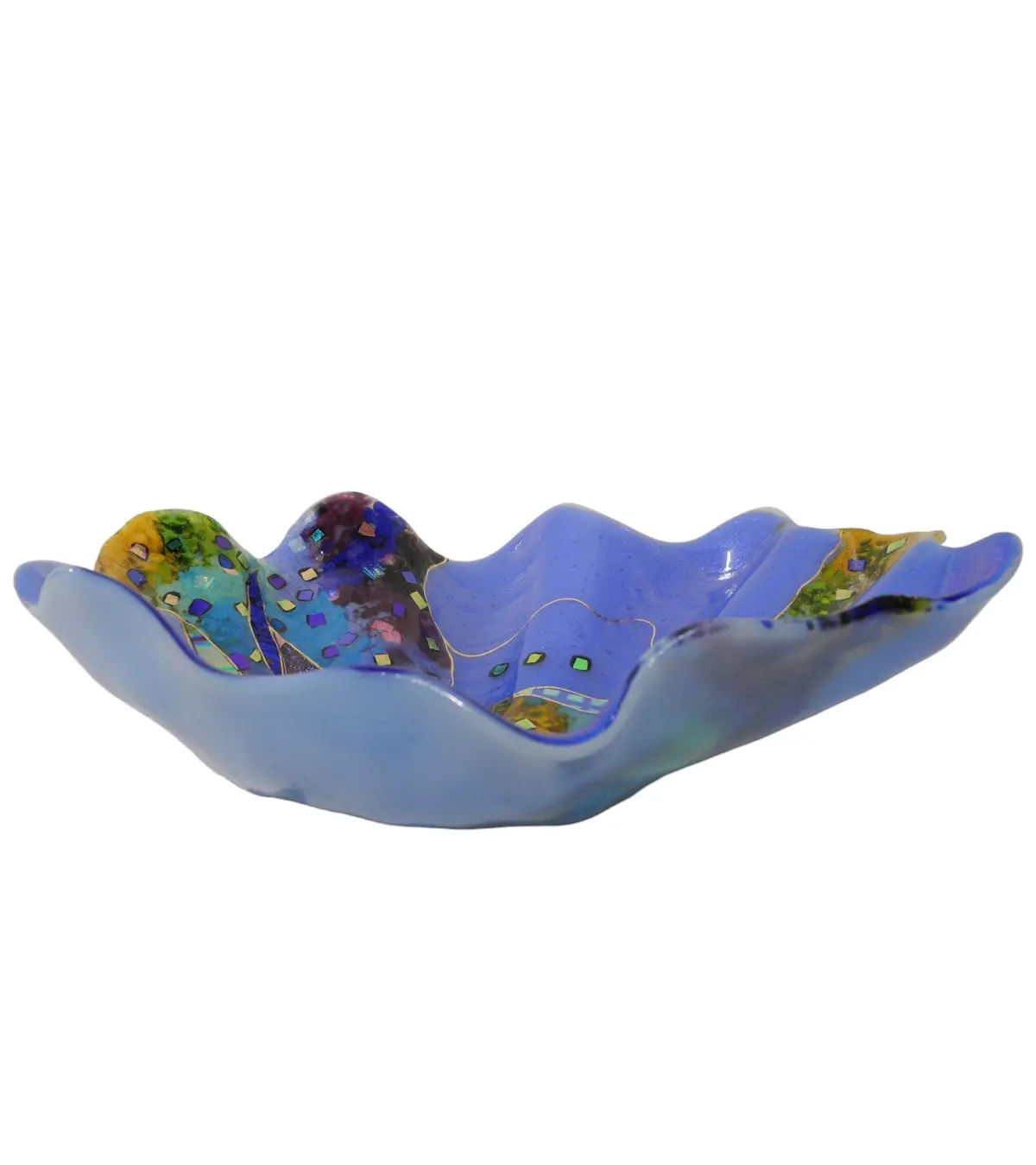 Large Shell Bowl - Light Blue 2