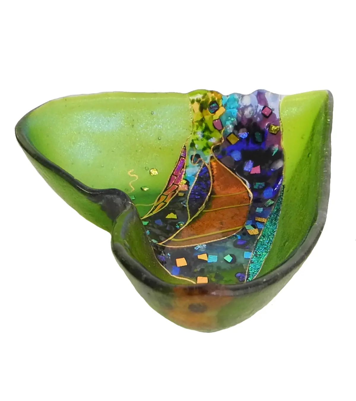 Crazy Heart Bowl - Green 1