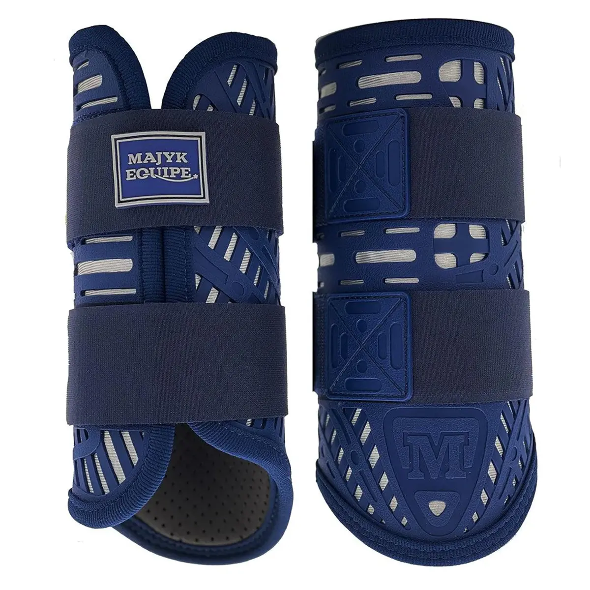 Majyk Equipe Colour Elite Eventing Xc Boots 4 Pack Navy Silver 1