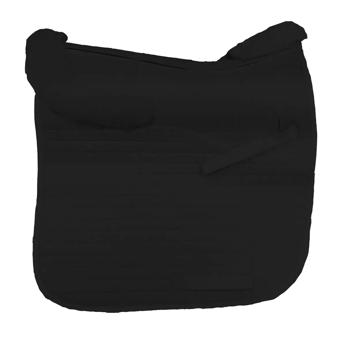Majyk Equipe Dressage Pad Correction With Impact Shims Black/Black Merino Wool 1