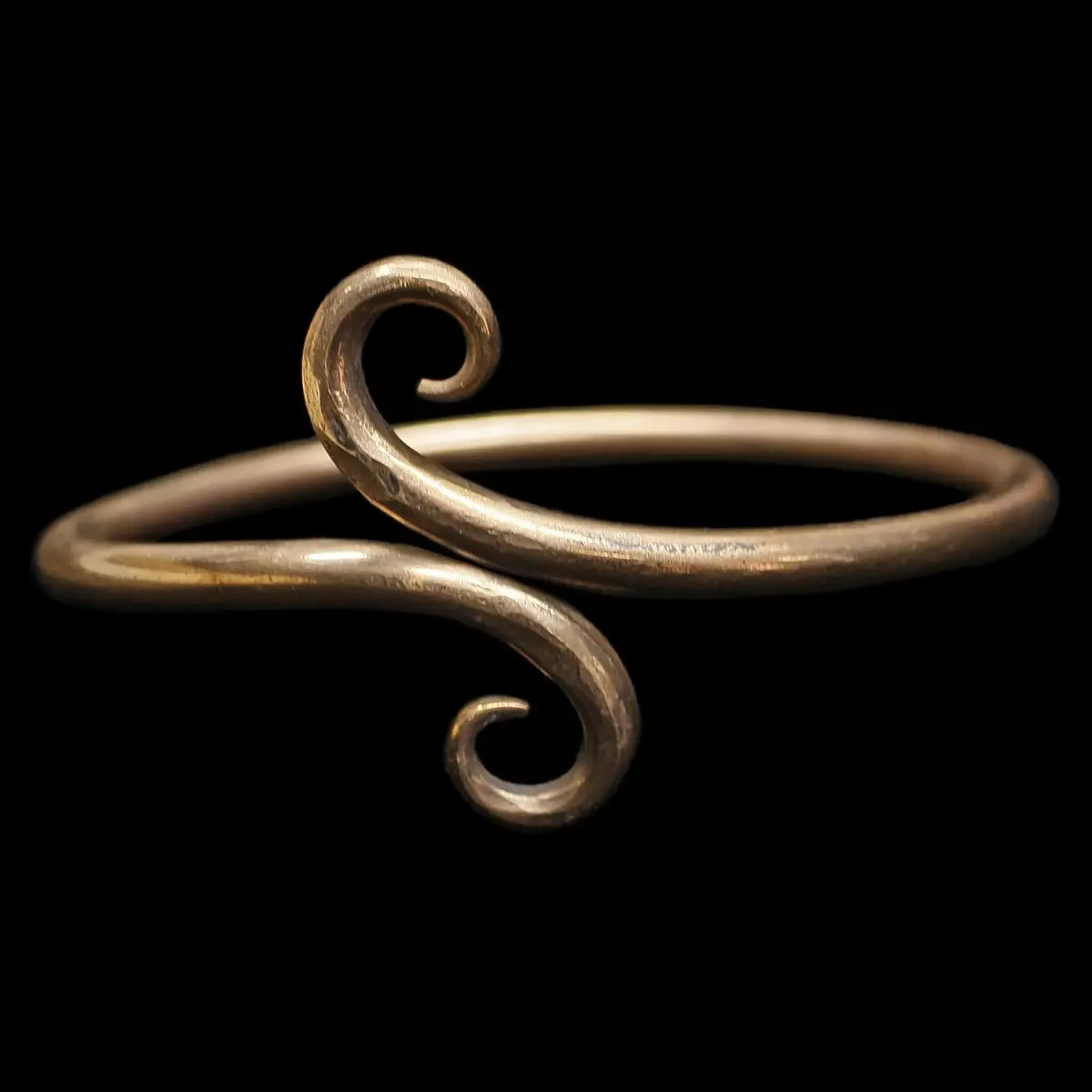 Hand Forged Bronze Viking Arm Ring / Arm Band 1