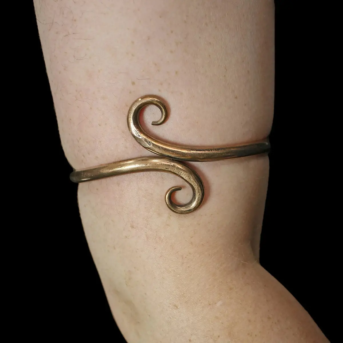 Hand Forged Bronze Viking Arm Ring / Arm Band 2