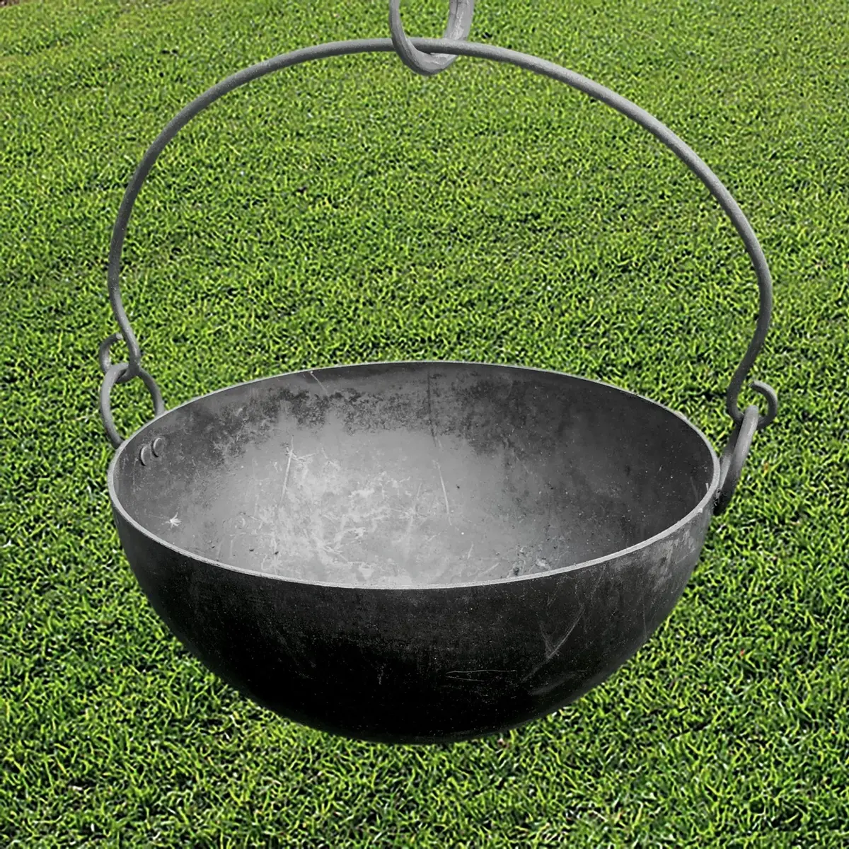 Large Handmade Steel Cauldron / Cooking Pot 1