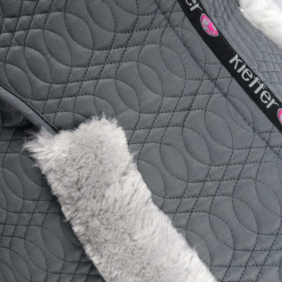 Kieffer Merino Fleece Half Pad Grey 3