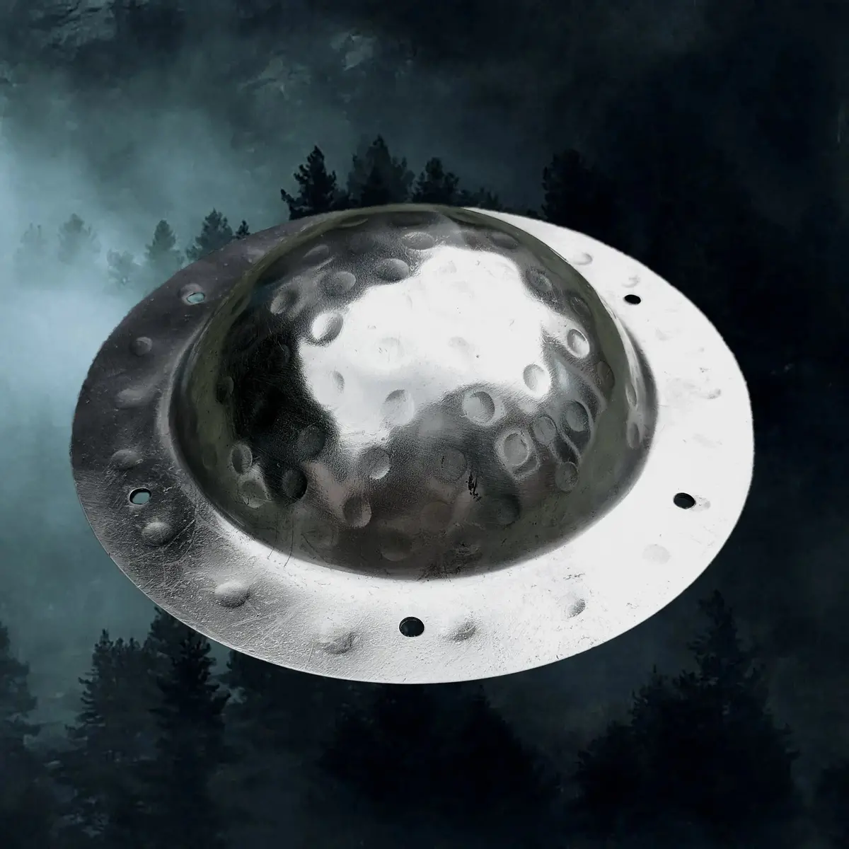 Polished Domed Viking Shield Boss With Rivet Holes 1