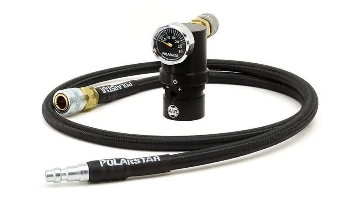 Polarstar Mr "Microreg Gen 2" Micro Regulator Air Rig Kit (W/42" Braided Air Line) 1