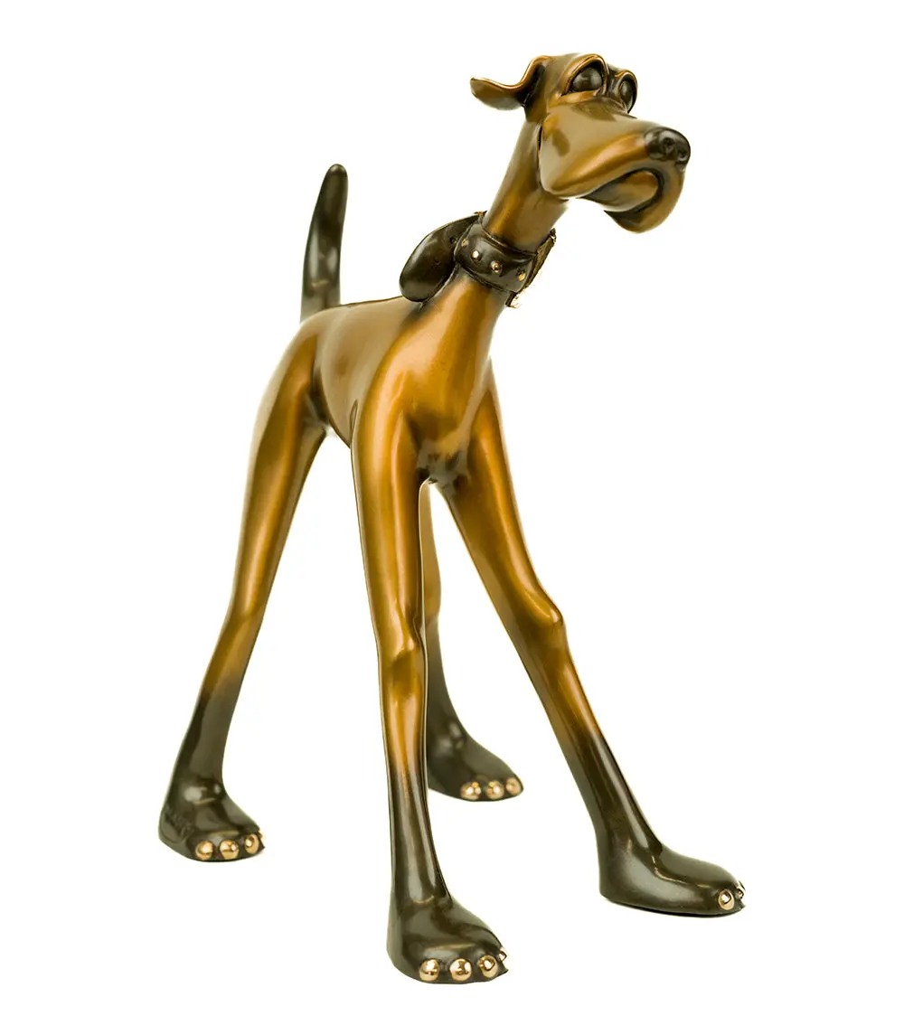 Bronze Sculpture "Mini Stretched" By Marty Goldstein 1