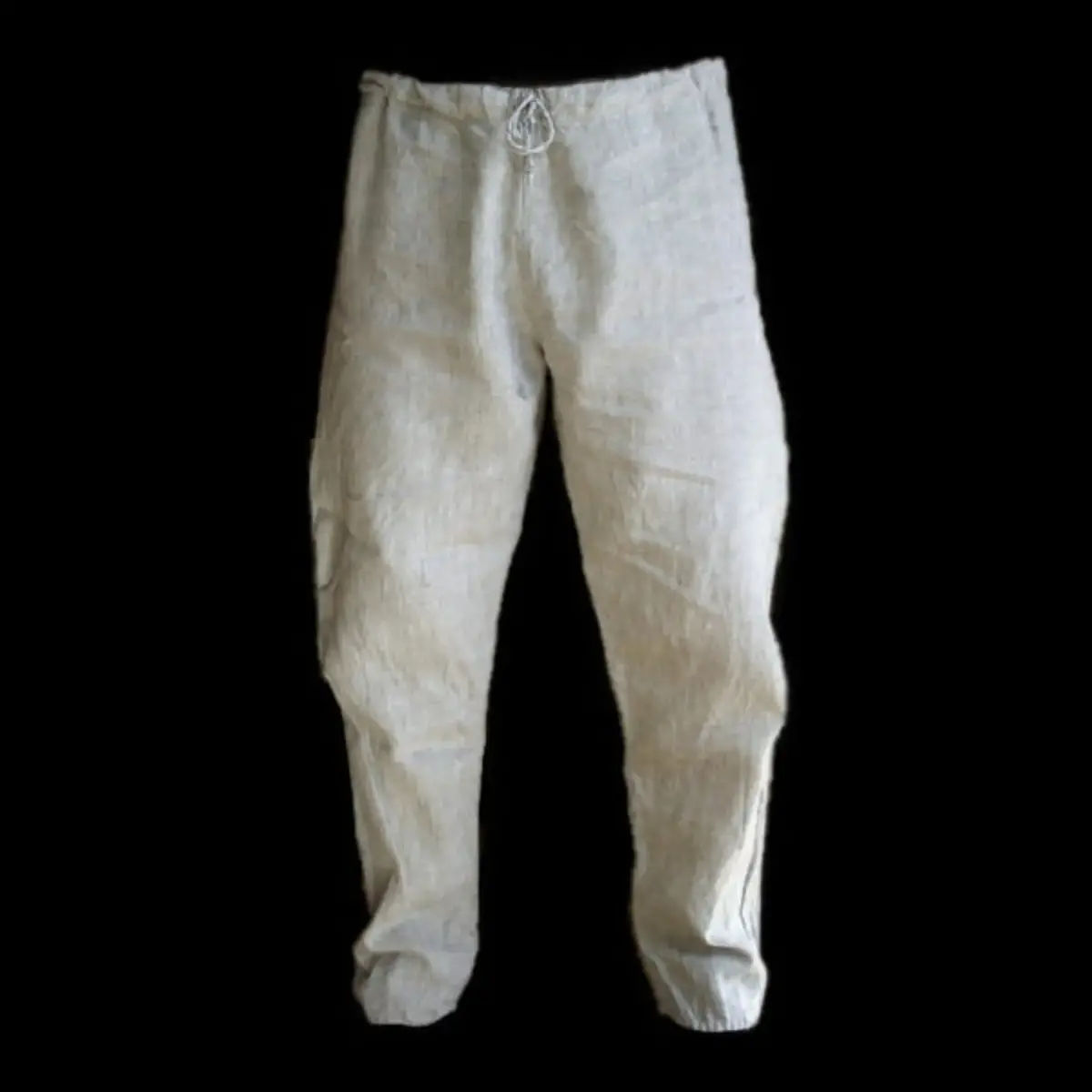 Handmade Natural Linen Viking Trousers 1