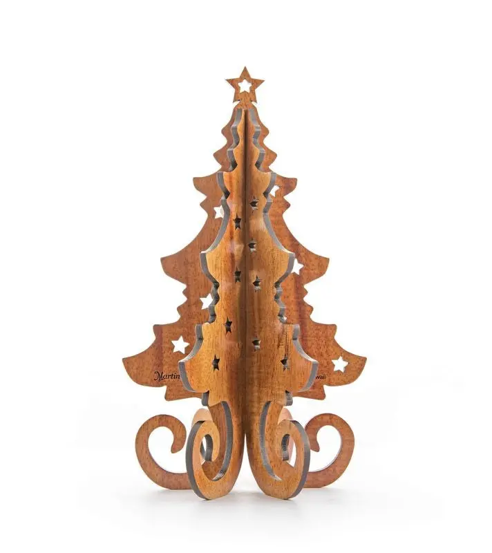Koa 3D - Christmas Tree Table Top Display 1