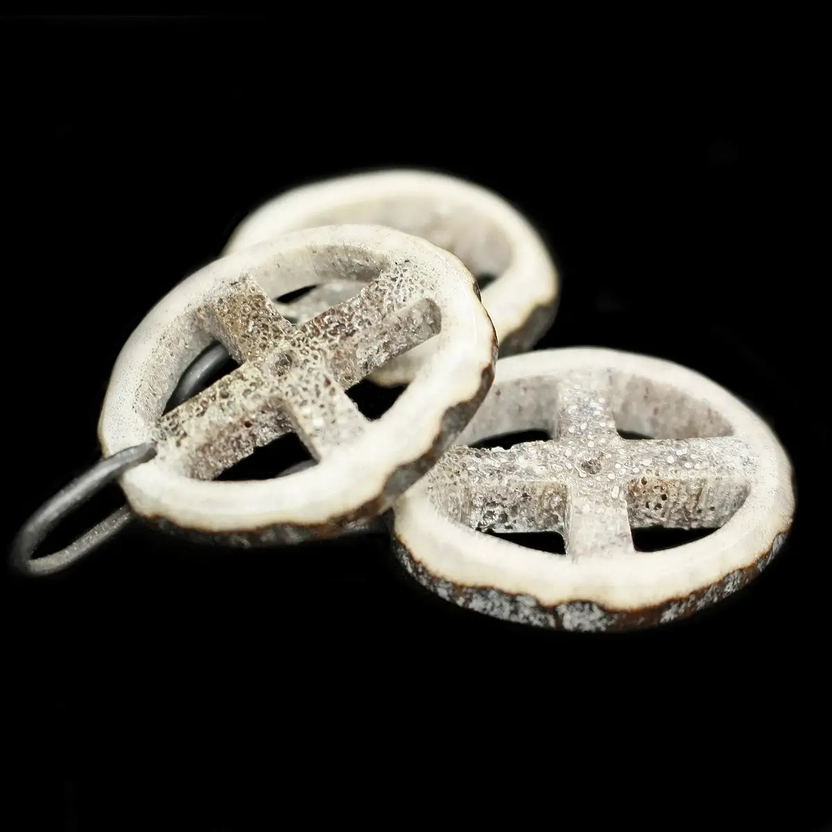 Antler Sun Cross Odin Pendant 2