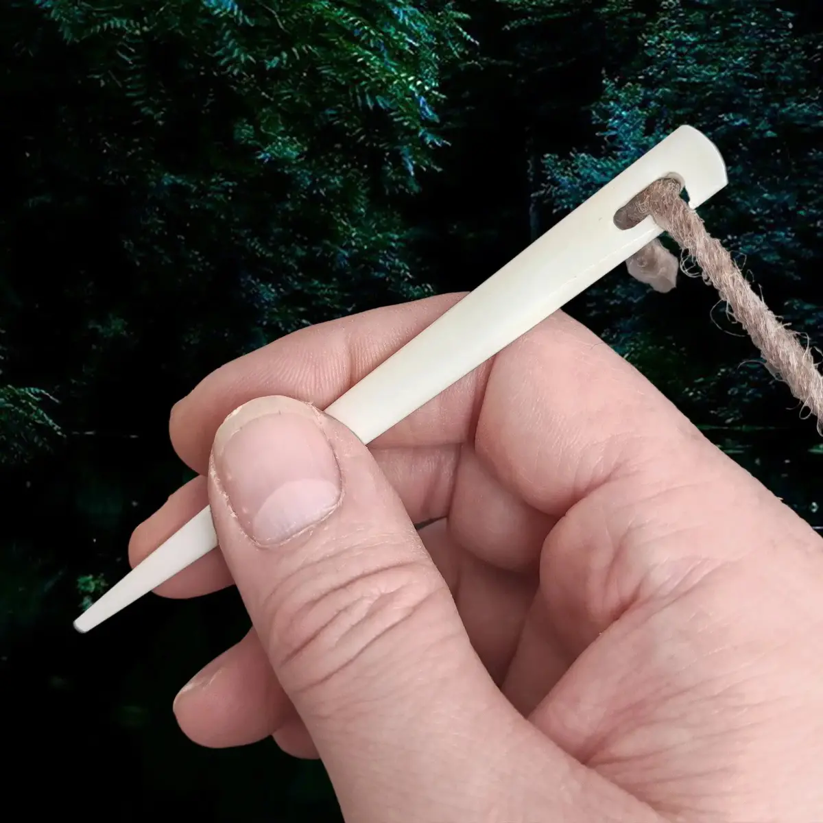Handmade Bone Replica Viking Age Nalbinding Needle 1
