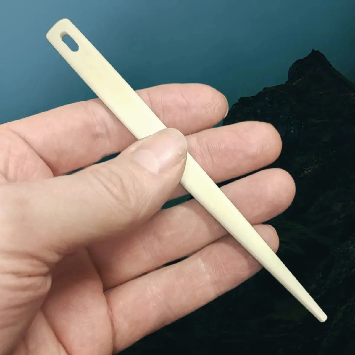 Handmade Viking Age Replica Bone Nalbinding Needle - Large Size 1