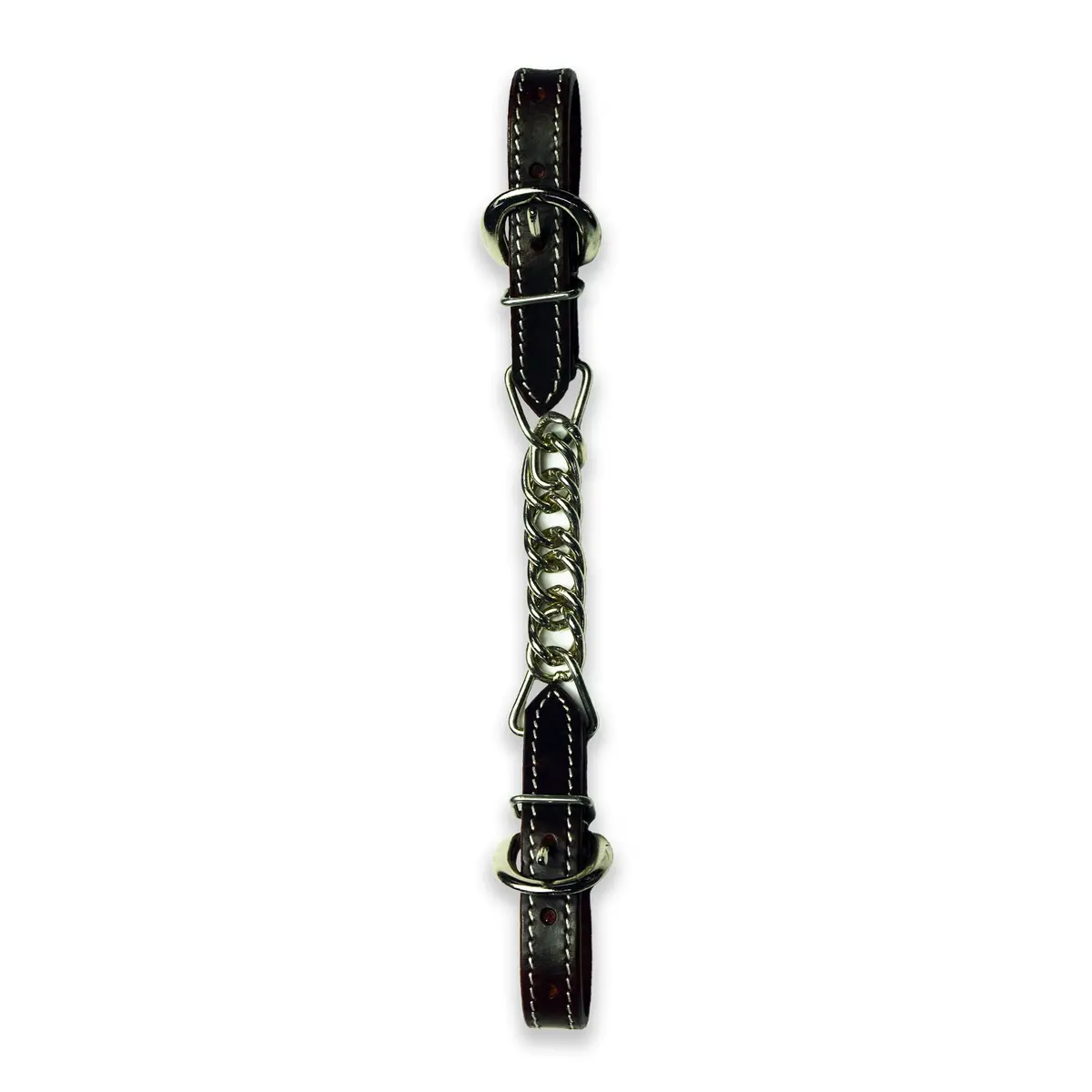 Ezy Ride Curb Strap Stitched With Chain Latigo 1
