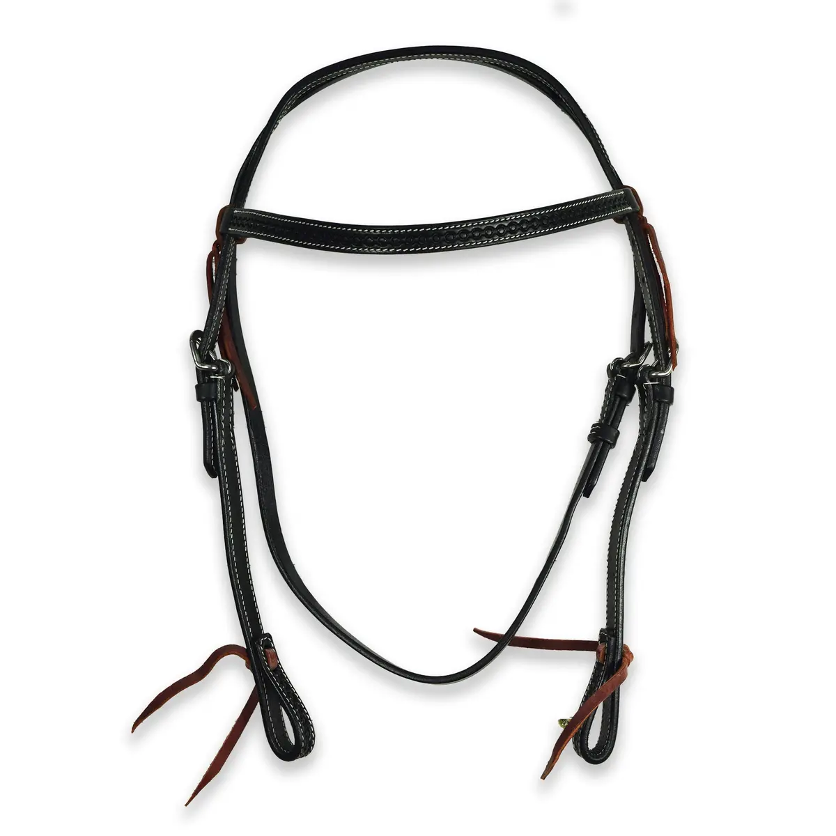 Ezy Ride Bridle Brow With Stamping Black 1