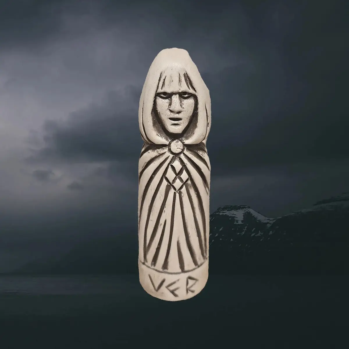 Hand-Crafted Ceramic Norse Goddess Vör Statuette 1