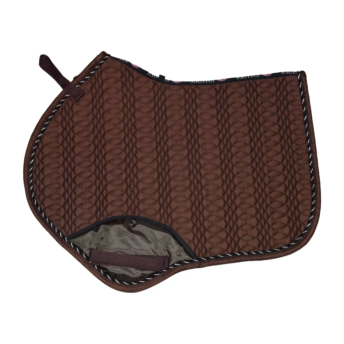 Kieffer Saddle Pad Jumping Chocolate 1