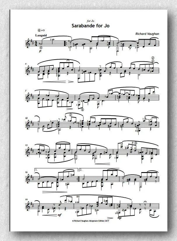 Vaughan, Sarabande For Jo 2