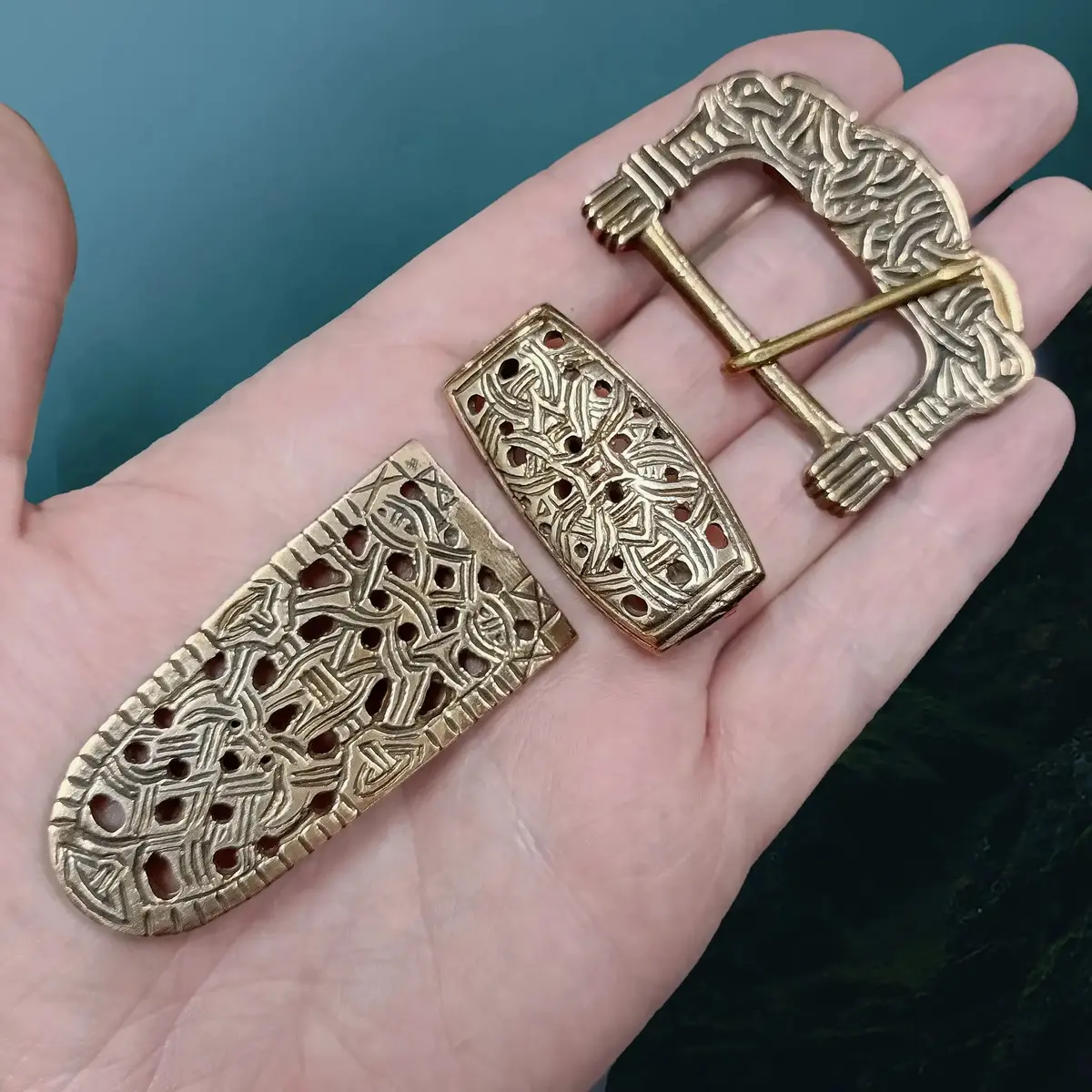 Bronze Replica Gokstad Viking Belt Fittngs 1