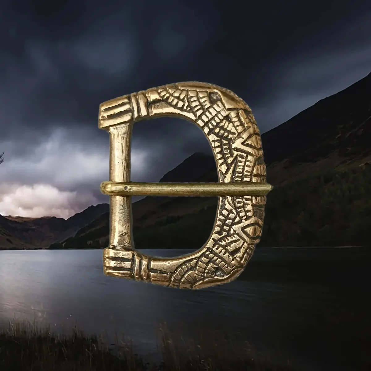 10Th - 11Th Century Replica Medium Viking Bronze Buckle From Birka 2