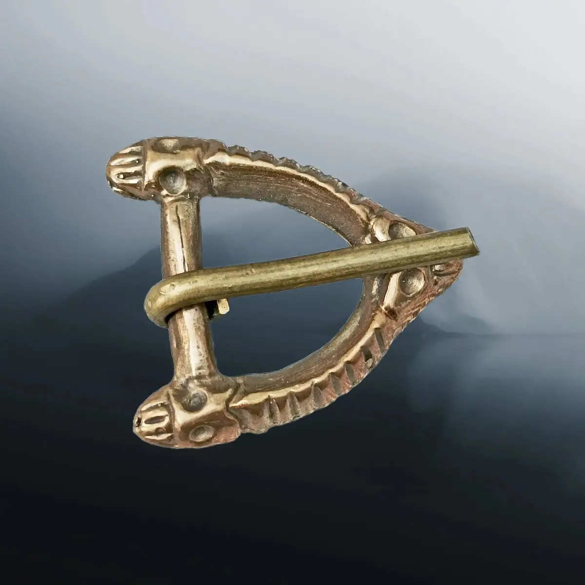9Th - 11Th Century Replica Viking / Saxon Bronze Buckle From Old Sarum 1