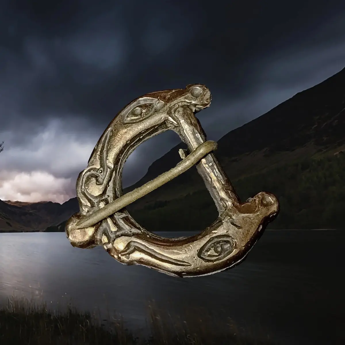 Bronze Replica Viking Buckle From Liverpool 1