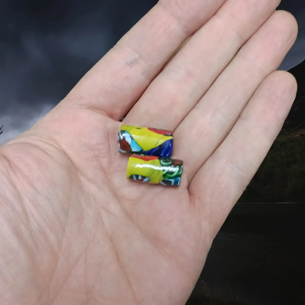 Tubular Glass Viking Beads From Birka 1