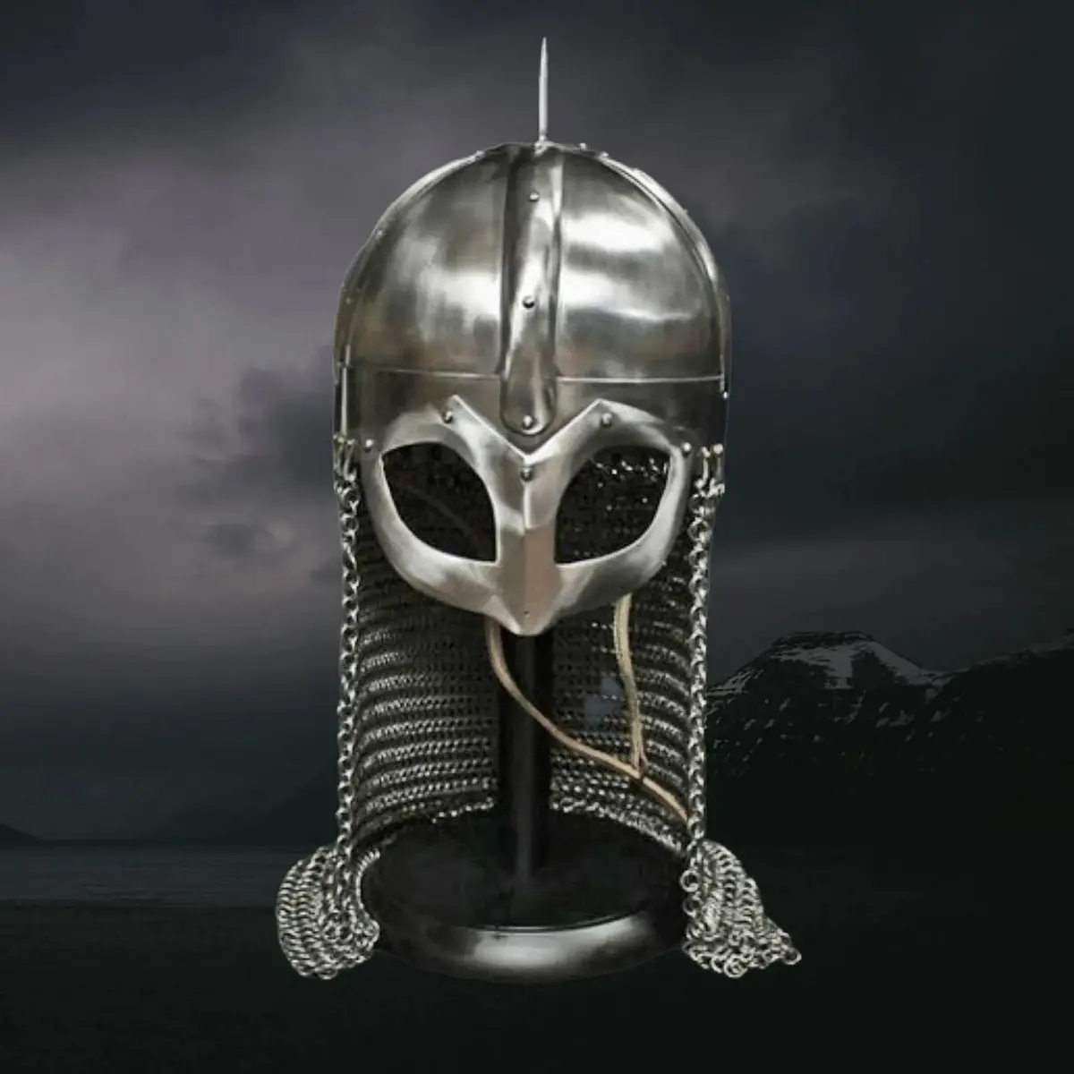 Gjermundbu Viking Helmet With Aventail 1
