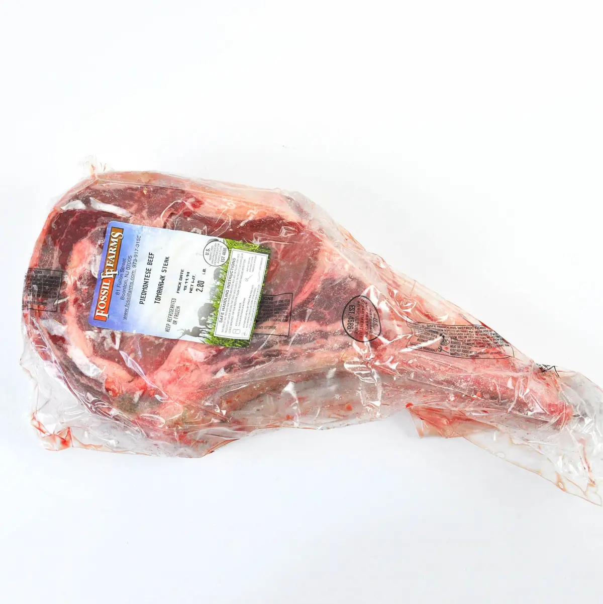Grass-Fed Piedmontese Tomahawk Ribeye Steak | 2 Lbs. 2