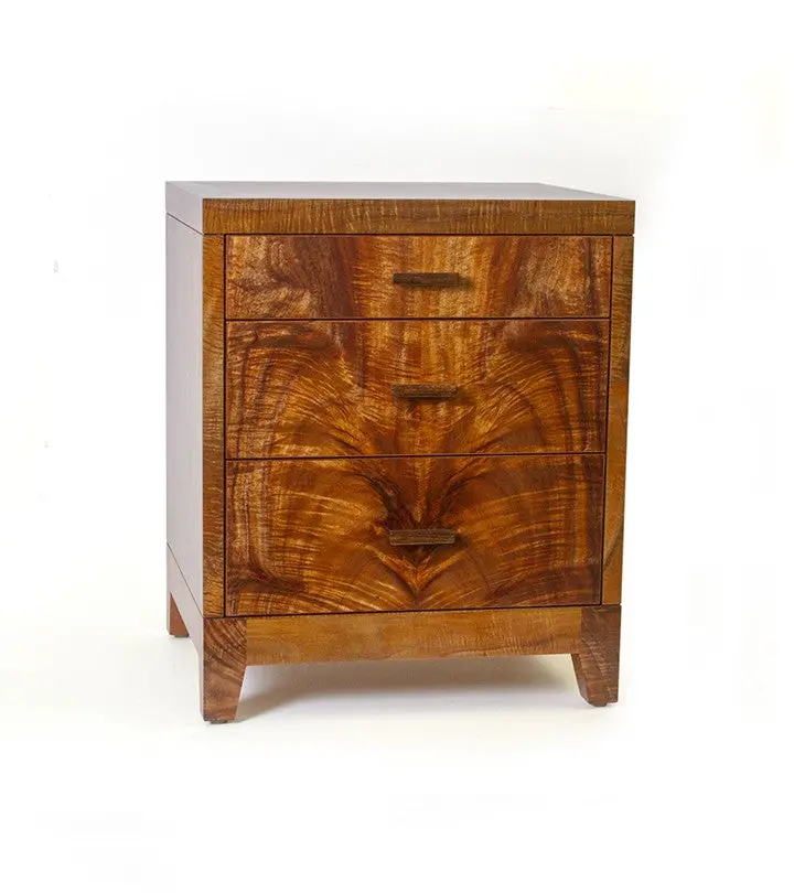 Moana Nightstand, 3 Drawers 1