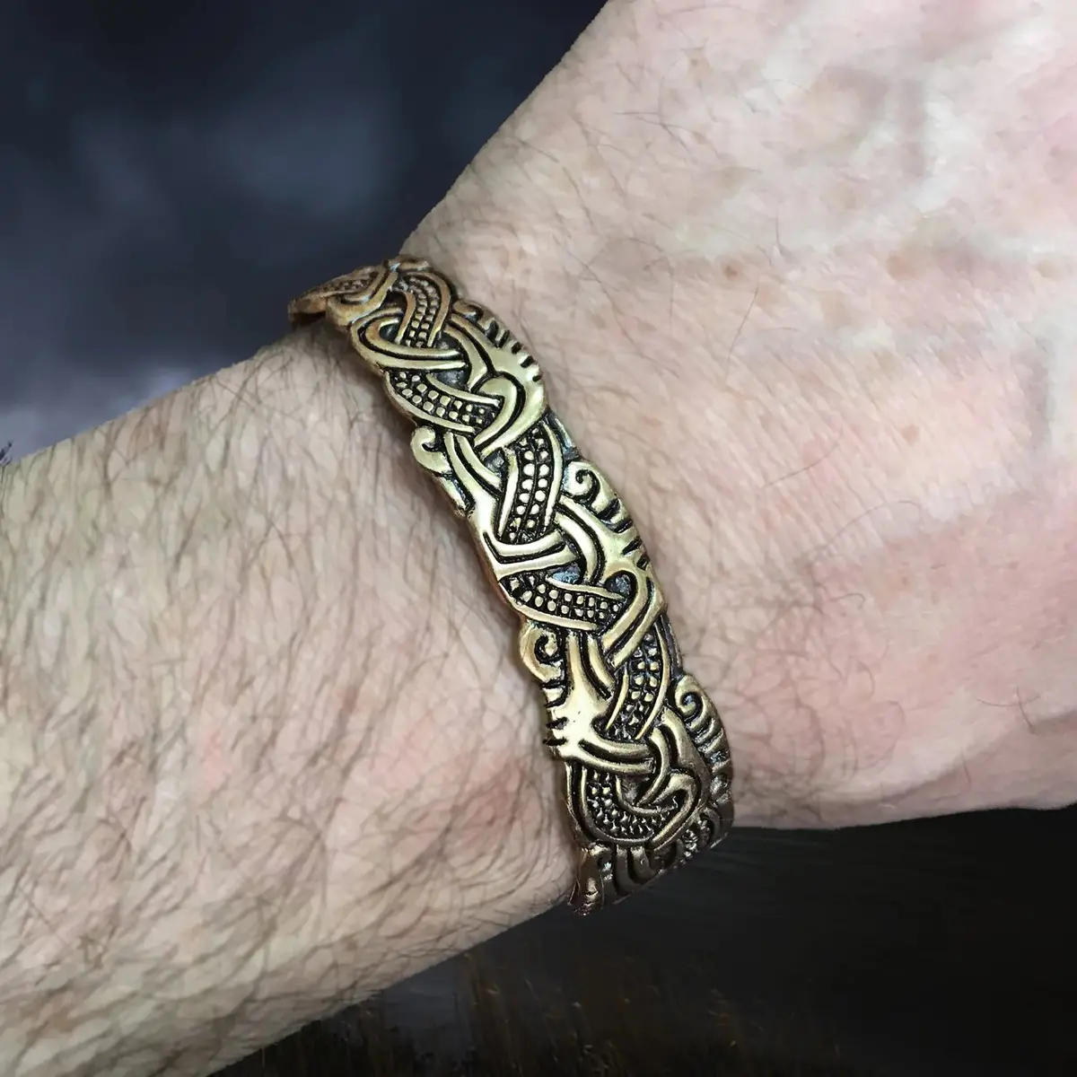 Mammen Style Viking Bronze Bracelet From The Isle Of Mann 2