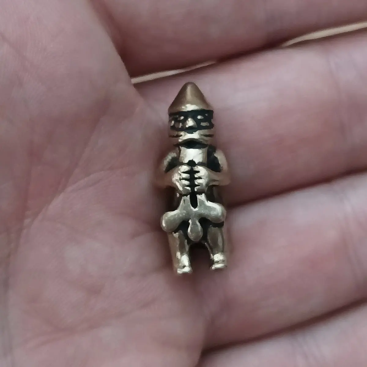 Bronze Seated Thor Pendant 2