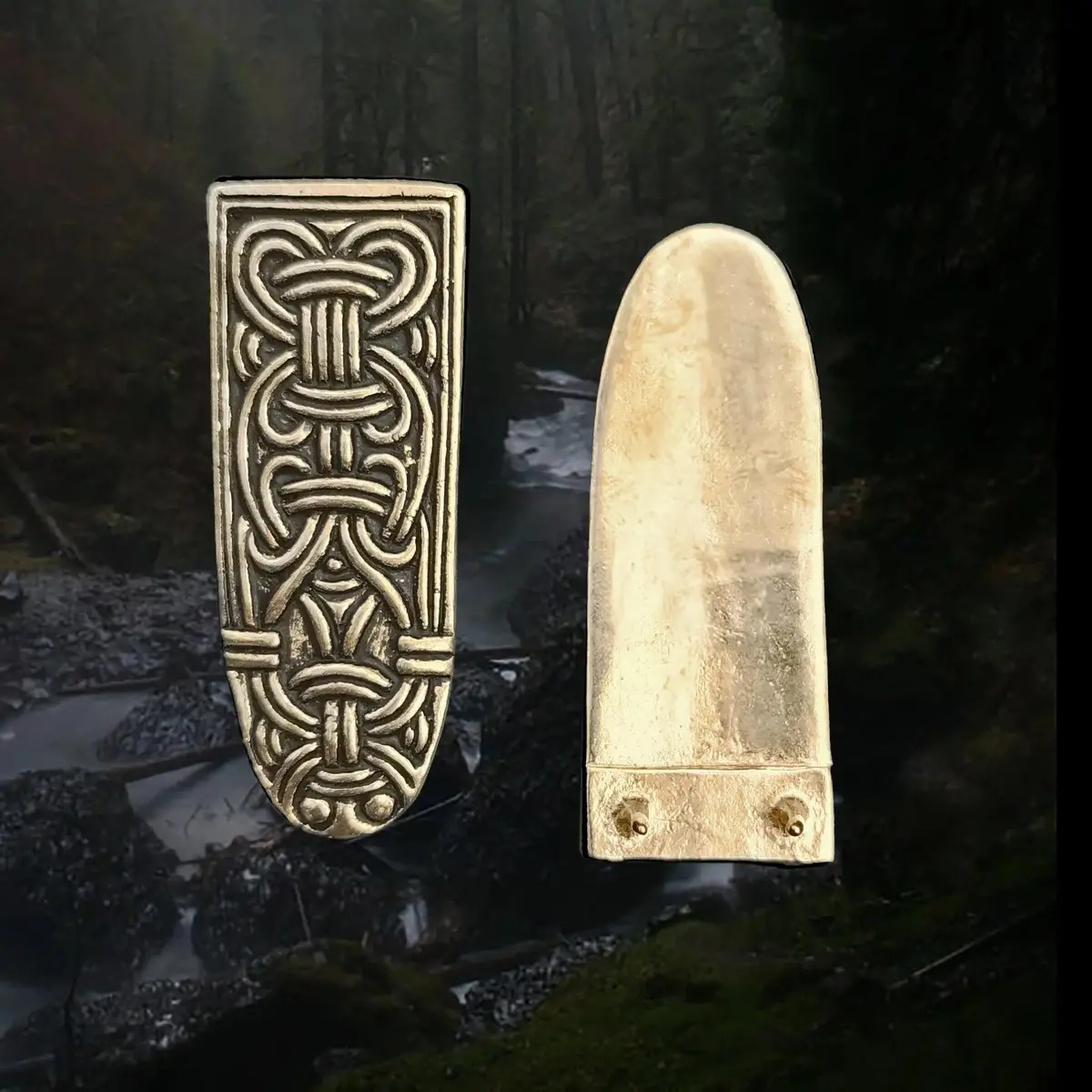 Bronze Borre Style Birka Viking Strap End 1