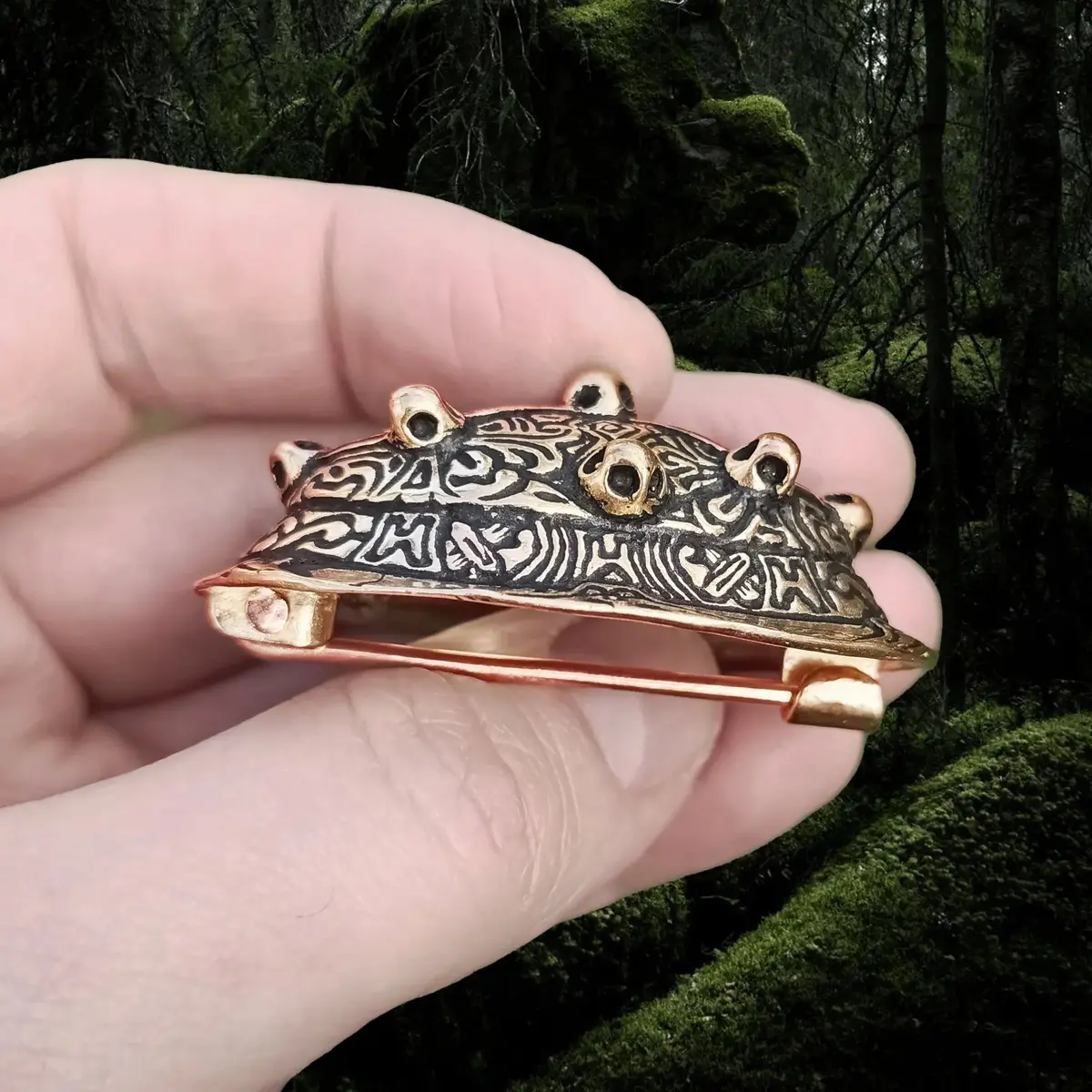 Bronze Viking Tortoise Brooches From Aland 2