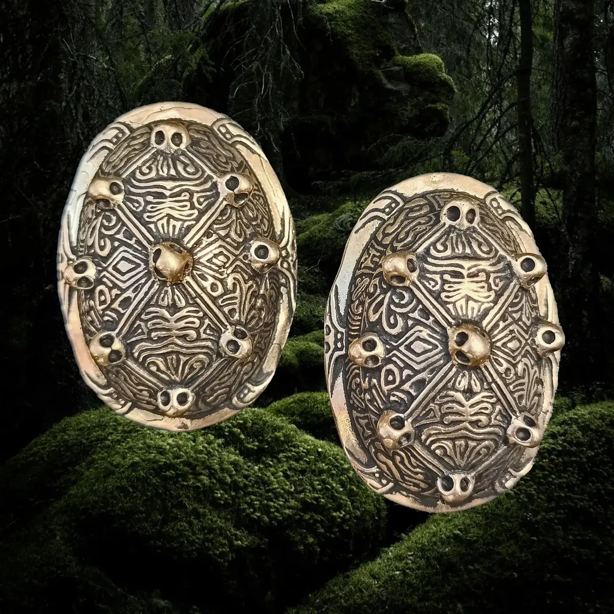 Bronze Viking Tortoise Brooches From Aland 1
