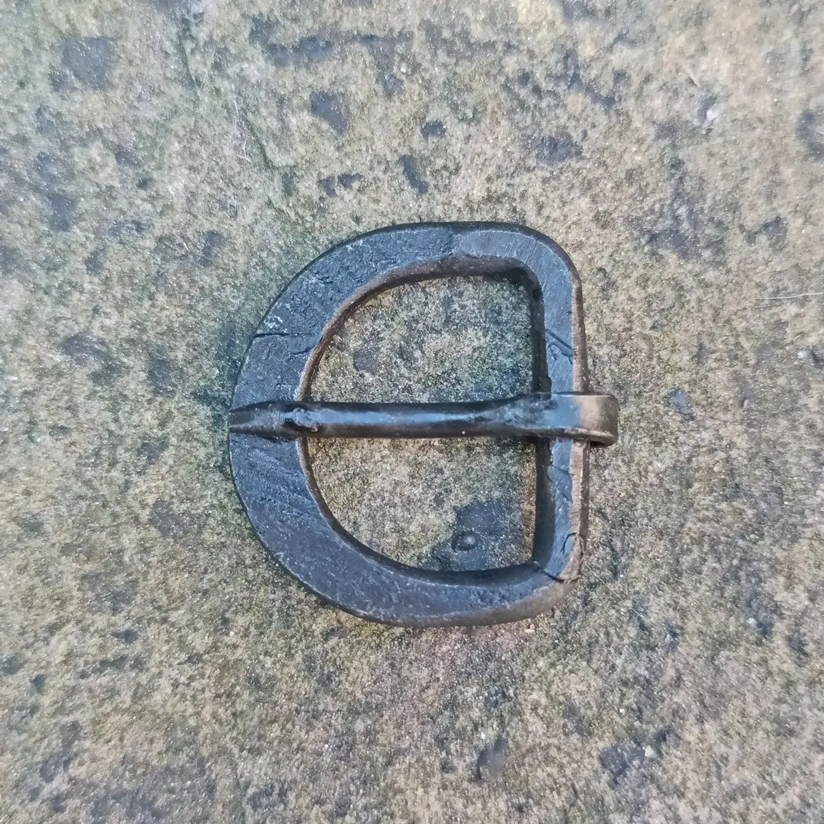 Hand-Forged Iron Viking / Medieval Buckle - 20Mm (0.75 Inch) 1