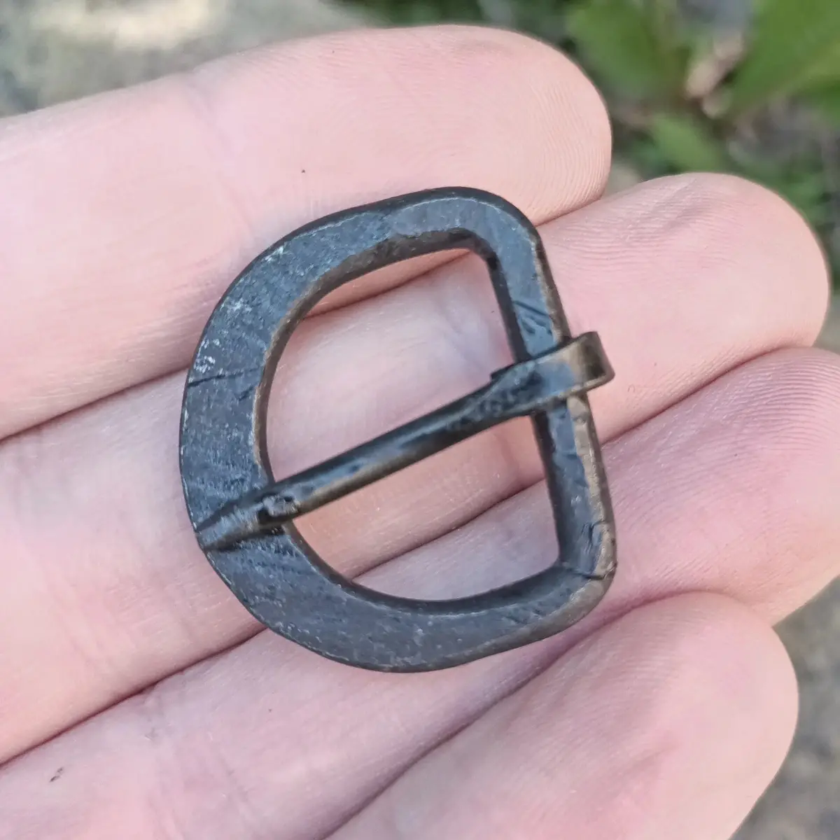Hand-Forged Iron Viking / Medieval Buckle - 20Mm (0.75 Inch) 2