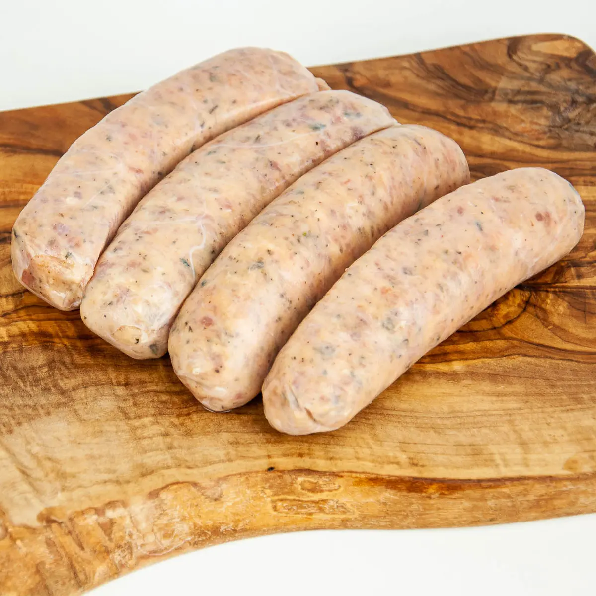 Rabbit Sausage With White Wine, Chicken & Bacon | 12 Oz. 1