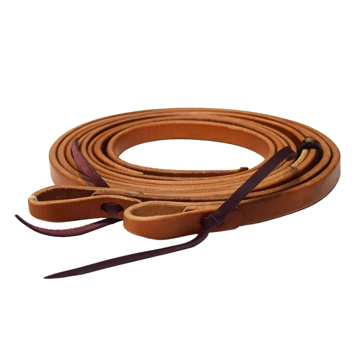 Ezy Ride Heavy Harness Leather Split Rein 19Mm (3/4") Light Oiled 1