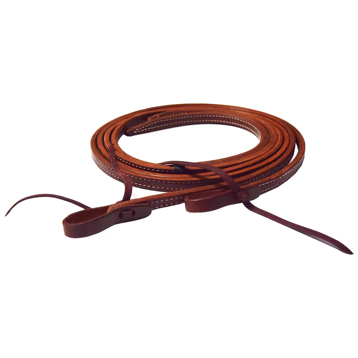Ezy Ride Split Rein Stitched Weighted Latigo Leather 15.6Mm (5/8") 1