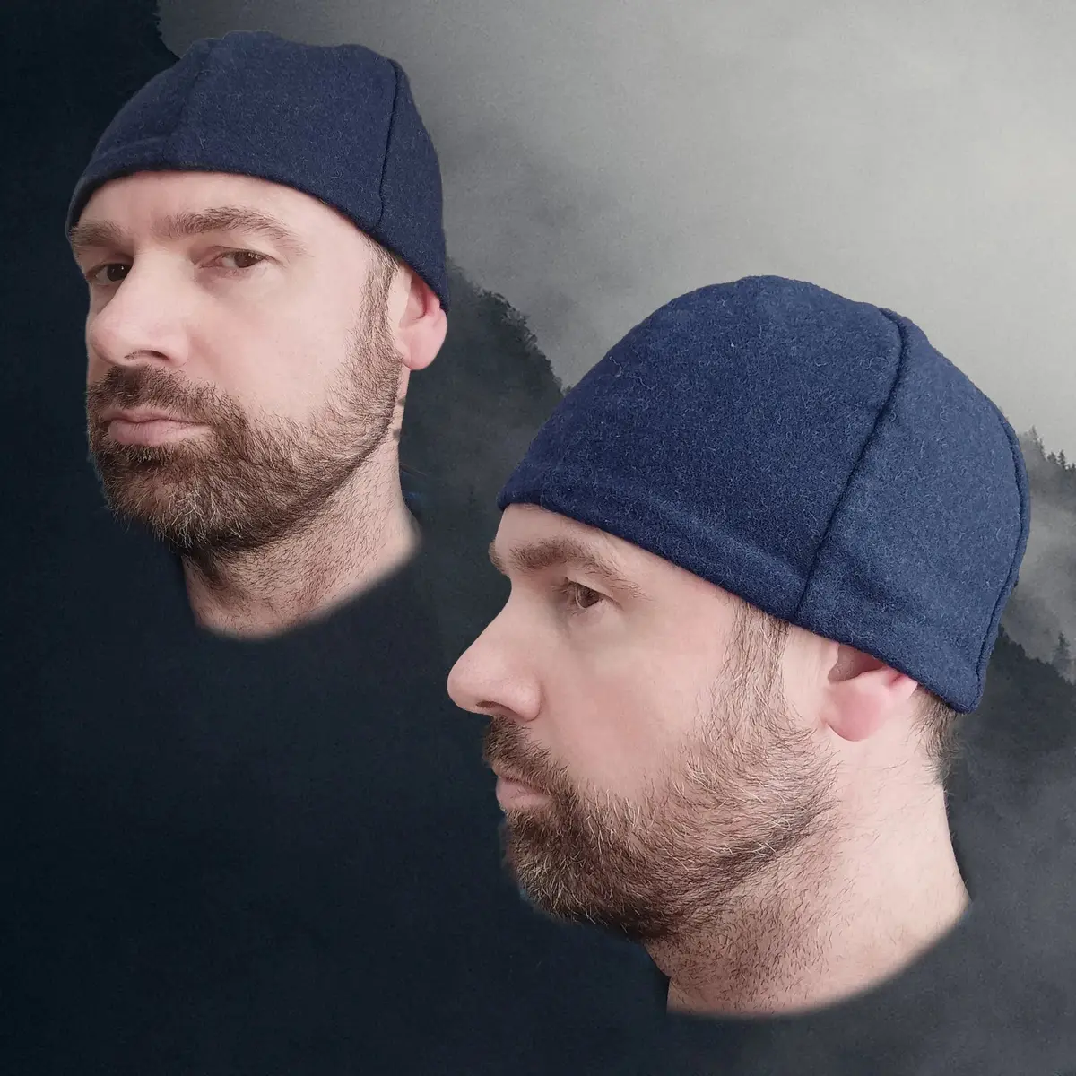 6 Panel Wool Viking Hat From Birka 6