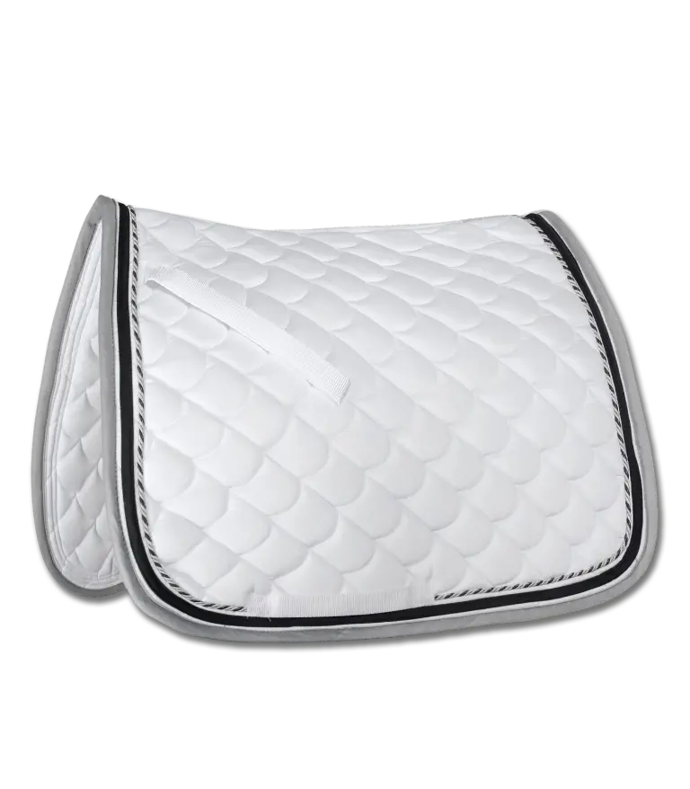 Saddle Pad All Purpose Rom White 1