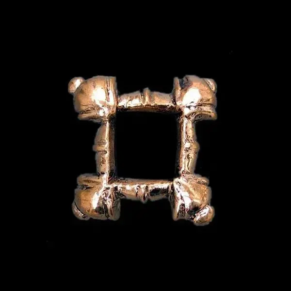 Viking Pouch Bronze Closing Clasp 1