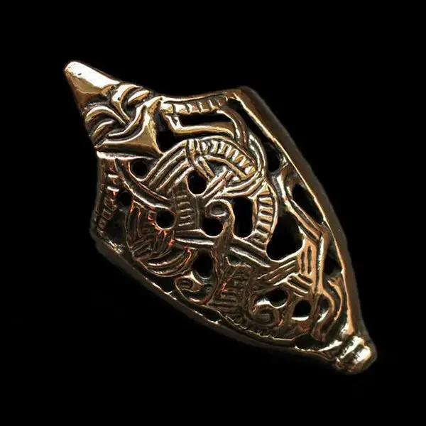 Bronze Viking Scabbard Chape From Gotland 1