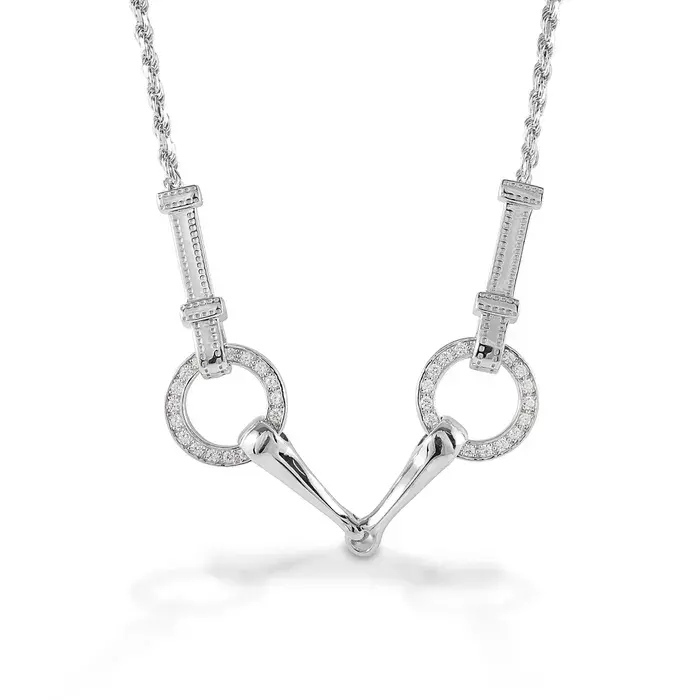 Kelly Herd Necklace Snaffle Bit - Sterling Silver 1