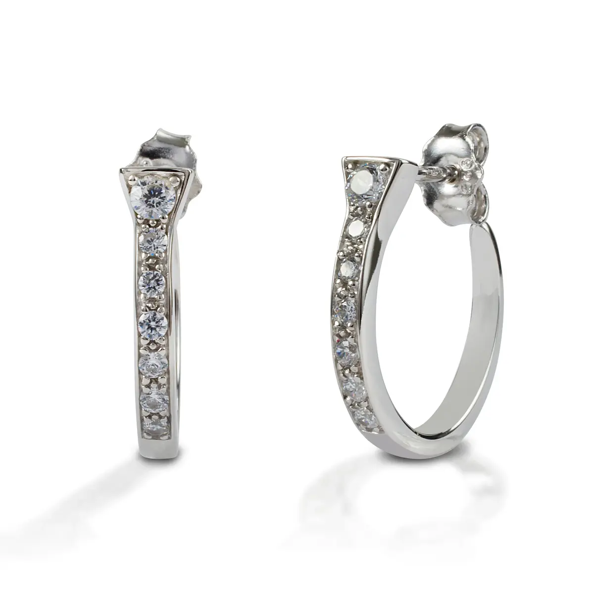 Kelly Herd Earrings Horseshoe Nail - Sterling Silver 1