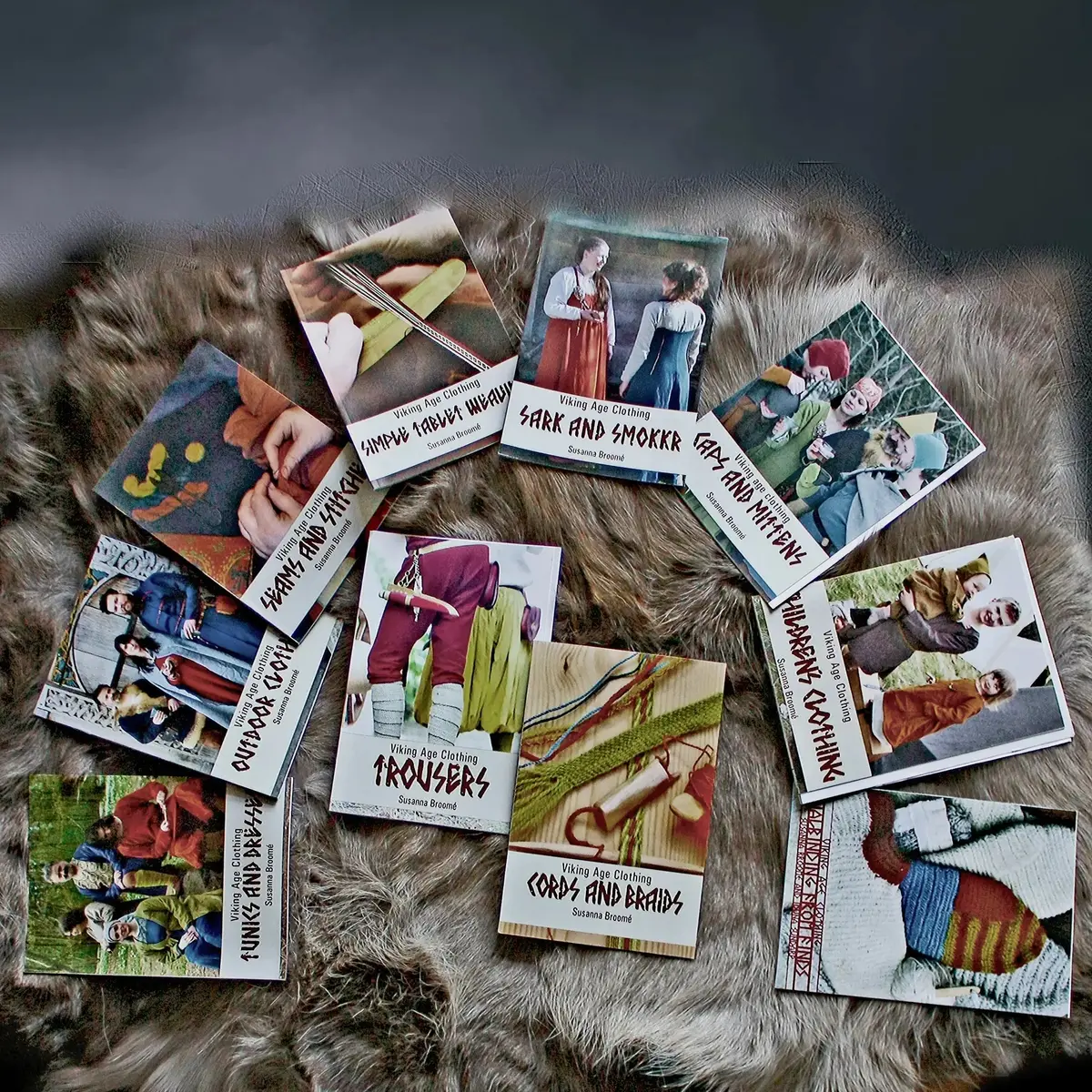 Complete Set Of 10 Viking Age Clothing Booklets By Susanna Broome 1