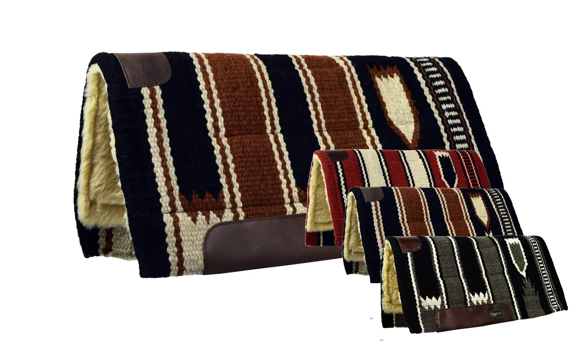 Ezy Ride Wool Show Pad With Fleece 32" X 30" Assorted Colours 1