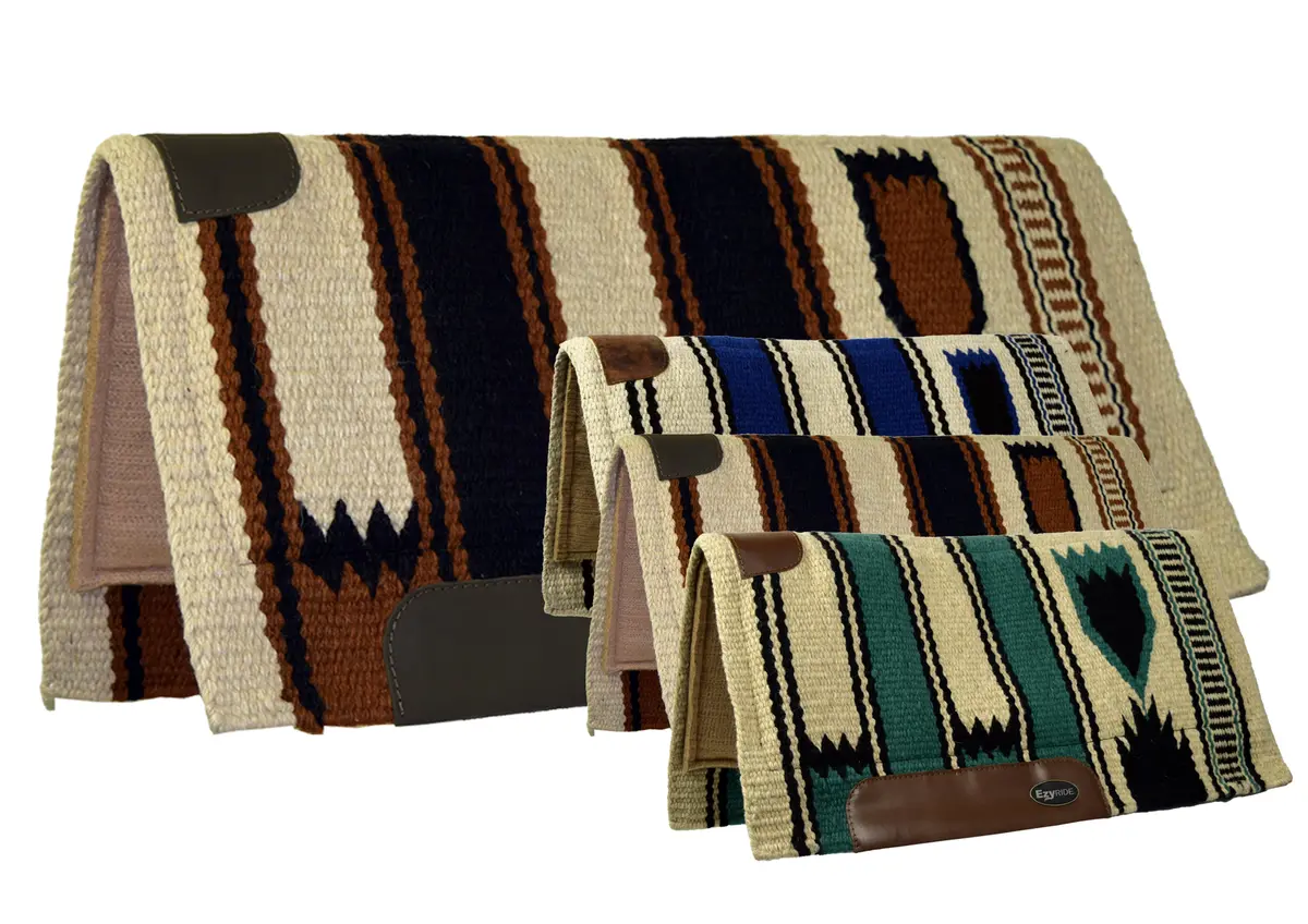 Ezy Ride Wool Show Pad With Felt 32" X 28" Assorted Colours 1