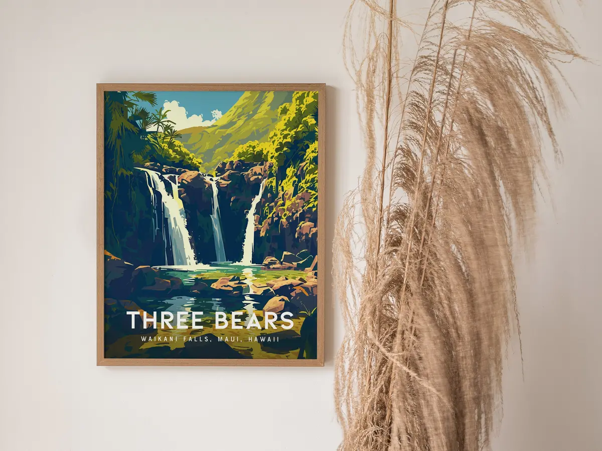 Three Bears Falls, Upper Waikani, Maui, Hawaii 5