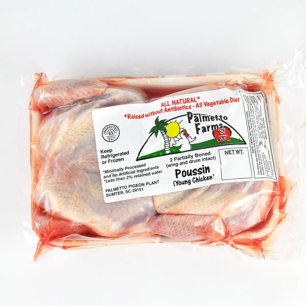Chicken Semi-Boneless Poussin | 1 Lb. 2